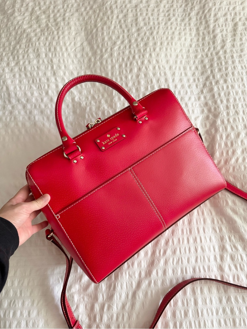 NEW Kate Spade Red Leather Purse